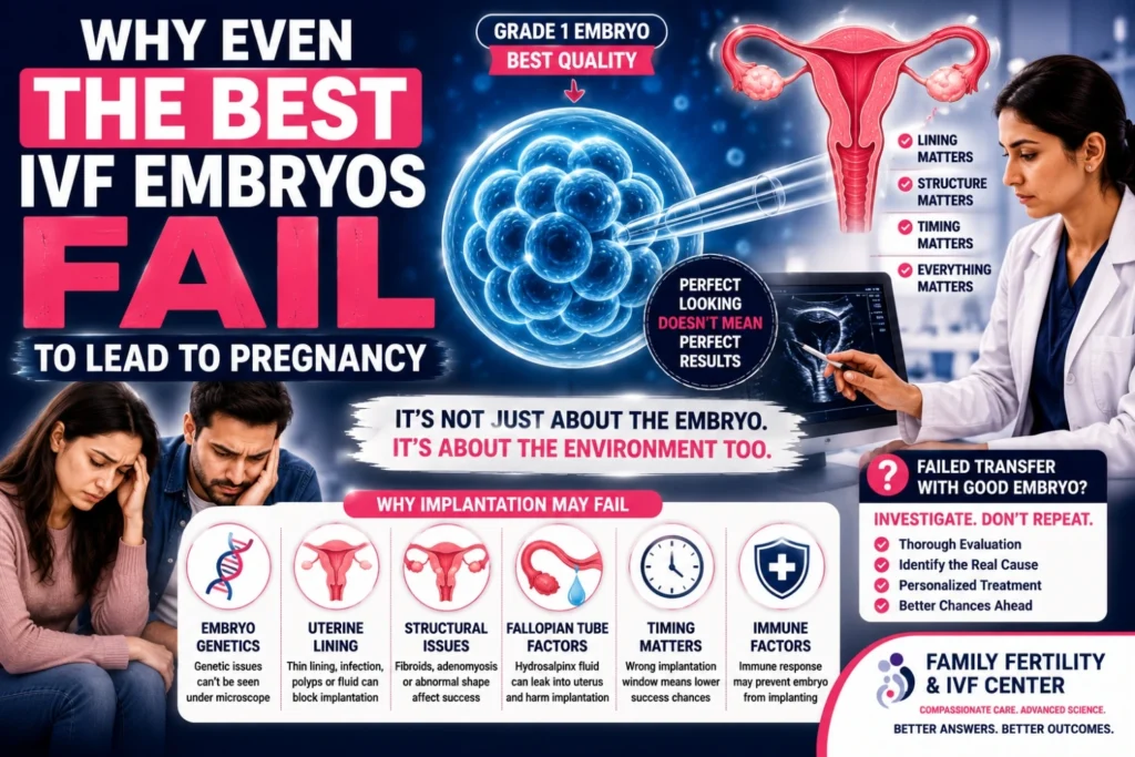 Why IVF embryos fail to implant