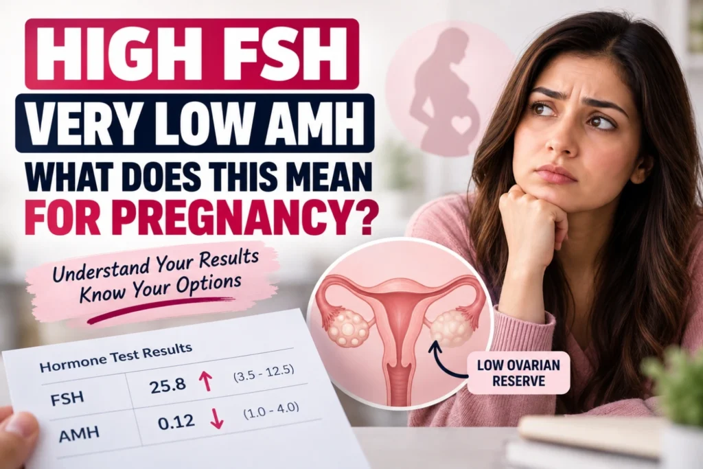 High FSH Very Low AMH