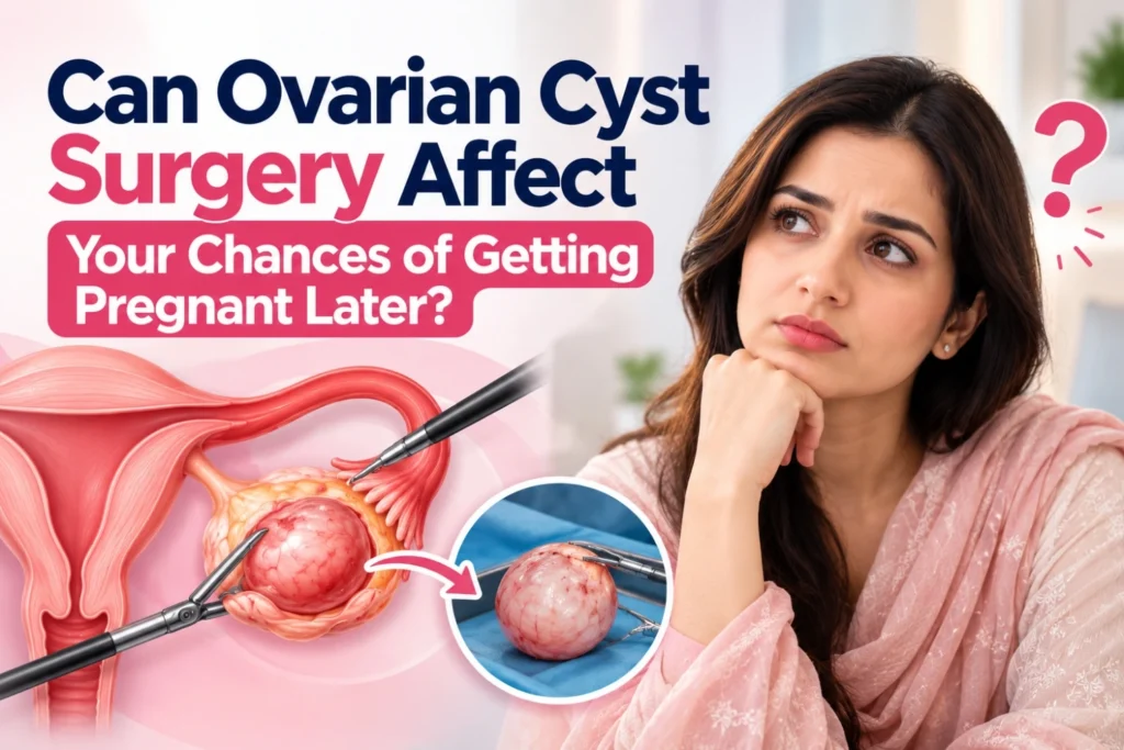 Ovarian cyst surgery and fertility